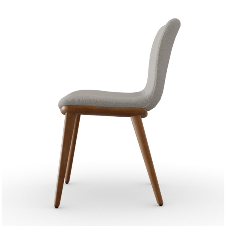 Annie Upholstered Dining Chair with Wooden Legs